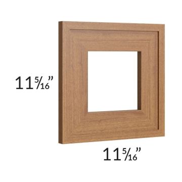 Portland Walnut 12x12 Glass Door Only with Glass Included