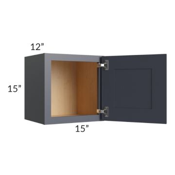 Midtown Indigo Shaker 15x15 Wall Cabinet
