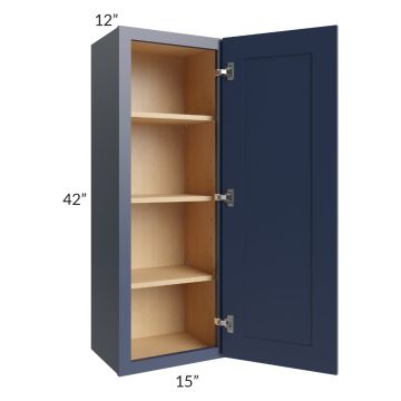 Bayville Blue 15x42 Wall Cabinet