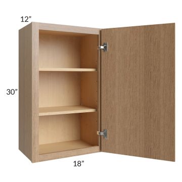 Vienna Rift Oak 18x30 Wall Cabinet