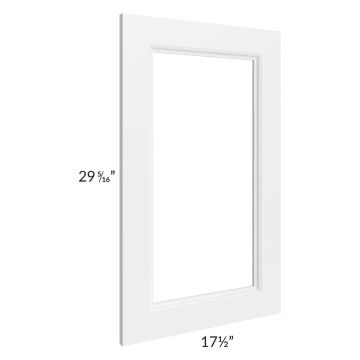 Providence White 18x30 Glass Door Only with Glass Included