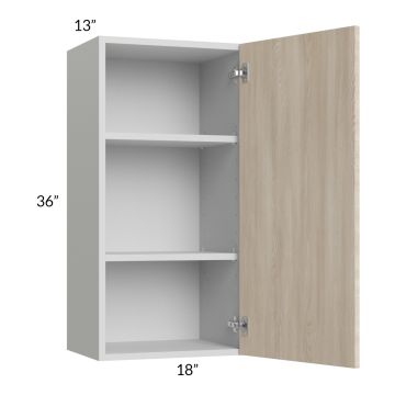 Milan Natural 18x36 Wall Cabinet