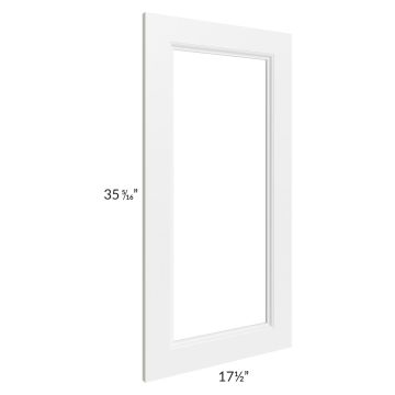 Providence White 18x36 Glass Door Only with Glass Included