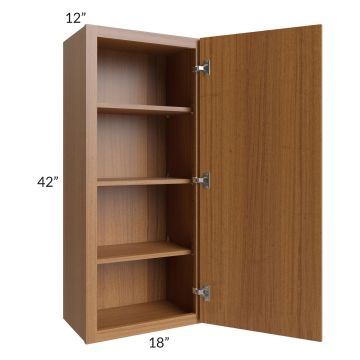 Portland Walnut 18x42 Wall Cabinet