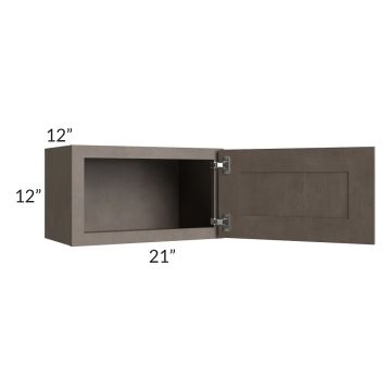 Natural Grey Shaker 21x12 Wall Cabinet