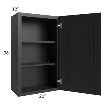 Artisan Black Shaker 21x36 Wall Cabinet