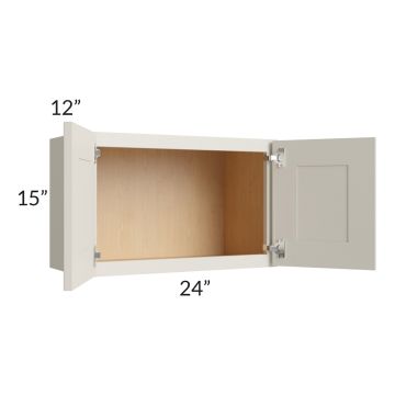 Asheville Cloud Shaker 24x15 Wall Cabinet