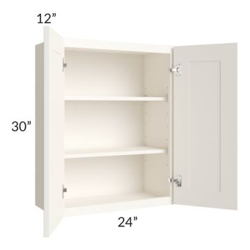 Signature Vanilla Glaze 24x30 Wall Cabinet