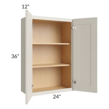 Asheville Cloud Shaker 24x36 Wall Cabinet 