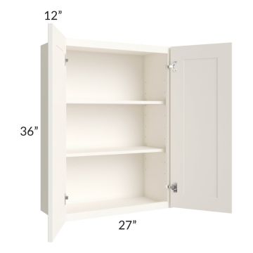 Signature Vanilla Glaze 27x36 Wall Cabinet