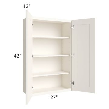 Signature Vanilla Glaze 27x42 Wall Cabinet