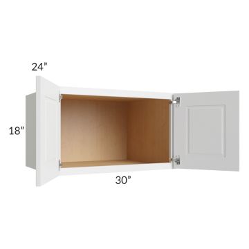 Charlotte White 30x18x24 Wall Cabinet