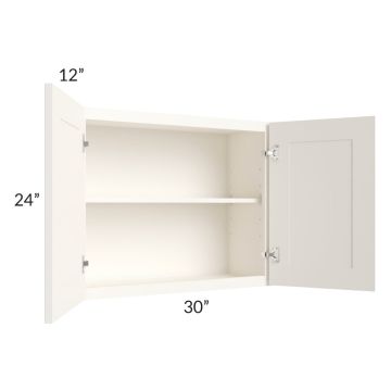 Signature Vanilla Glaze 30x24 Wall Cabinet