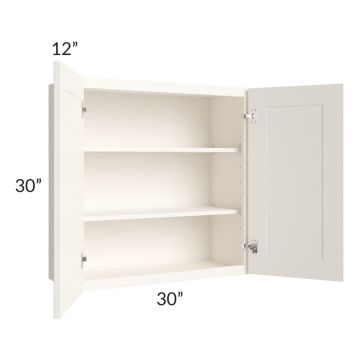 Signature Vanilla Glaze 30x30 Wall Cabinet
