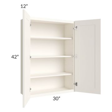 Signature Vanilla Glaze 30x42 Wall Cabinet