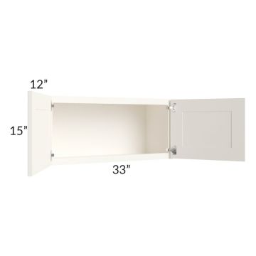 Signature Vanilla 33x15 Wall Cabinet