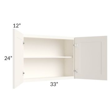 Signature Vanilla 33x24 Wall Cabinet