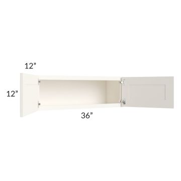 Signature Vanilla Glaze 36x12 Wall Cabinet