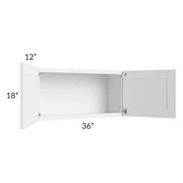 Providence White 36x18 Wall Cabinet