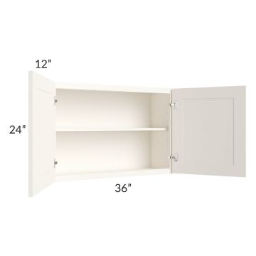 Signature Vanilla Glaze 36x24 Wall Cabinet