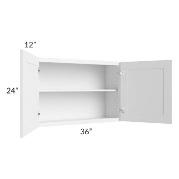 Providence White 36x24 Wall Cabinet