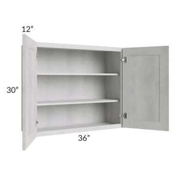 Heather Grey Shaker 36x30 Wall Cabinet