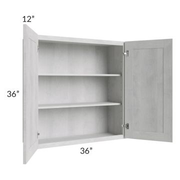 Heather Grey Shaker 36x36 Wall Cabinet