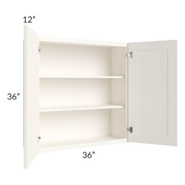 Signature Vanilla Glaze 36x36 Wall Cabinet