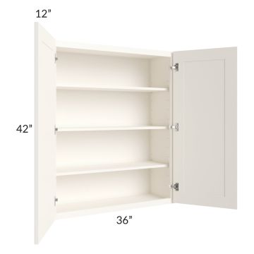 Signature Vanilla Glaze 36x42 Wall Cabinet