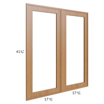 Portland Walnut 36x42 Glass Door Only with Glass Included 