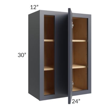 Midtown Indigo Shaker 24x30 Blind Corner Wall Cabinet