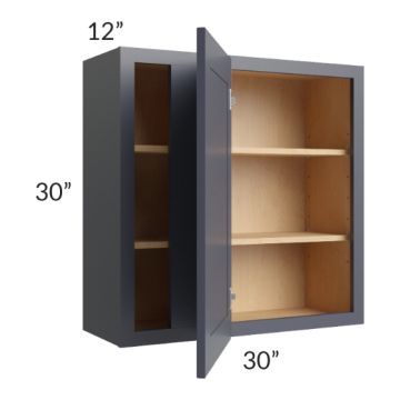 Midtown Indigo Shaker 30x30 Blind Corner Wall Cabinet
