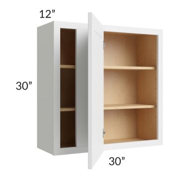 Union White 30x30 Blind Corner Wall Cabinet