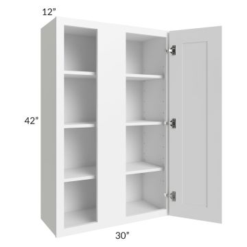 Providence White 30x42 Blind Wall Cabinet