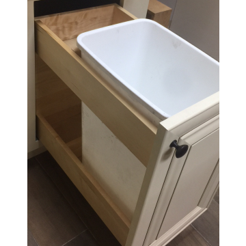 Charlotte Grey Trash Can Insert for a 15" Base Cabinet (Trash can sold separately)