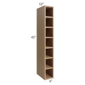 Vienna Rift Oak 6x42 Wine Cube Cabinet