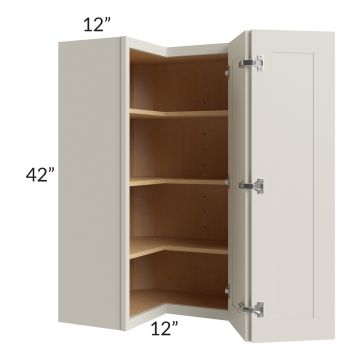 Asheville Cloud Shaker 24x42 Easy Reach Wall Cabinet