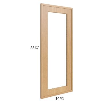 Portland Sand 24x36 Wall Diagonal Corner Glass Door Only with Glass Included 