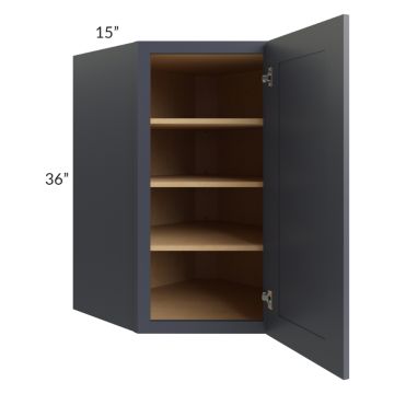 27x36 Diagonal Corner Wall Cabinet