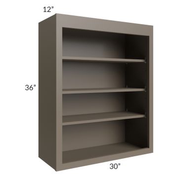 Tuscan Stone 30x36 Wall Open Shelf Cabinet