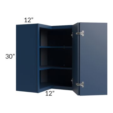 Portland Navy Blue 24x30 Wall Corner Unit
